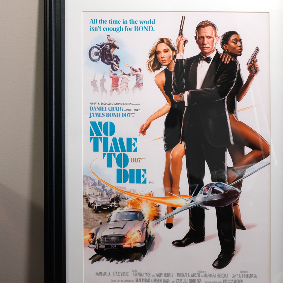《无暇赴死》没空上映,先看007电影海报吧