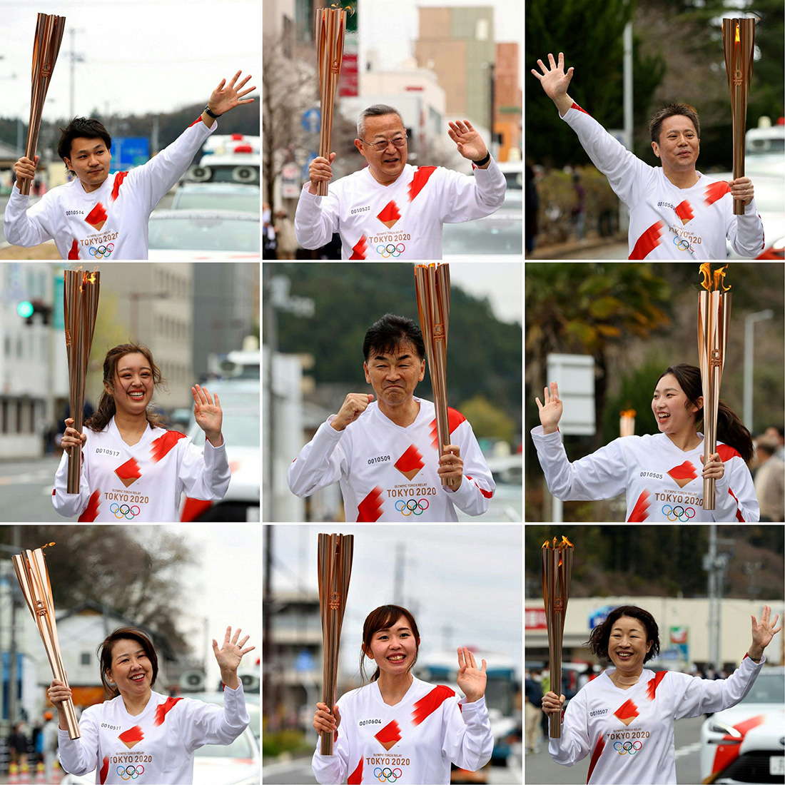 图集历经命运多舛的一年东京奥运会火炬传递终于启动