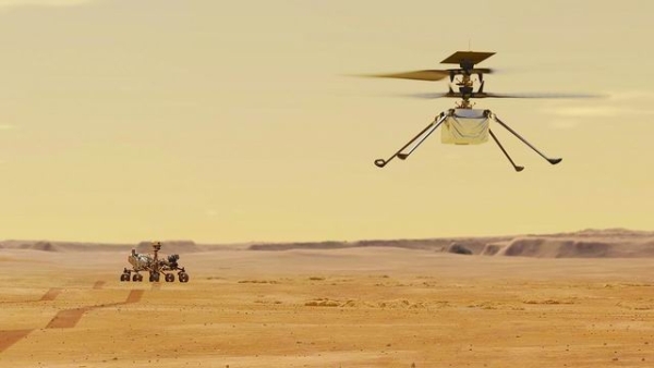 火星直升机"机智号"首飞,将实现人类首次外星球动力