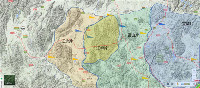 五岭通道 五山阻隔"南岭"