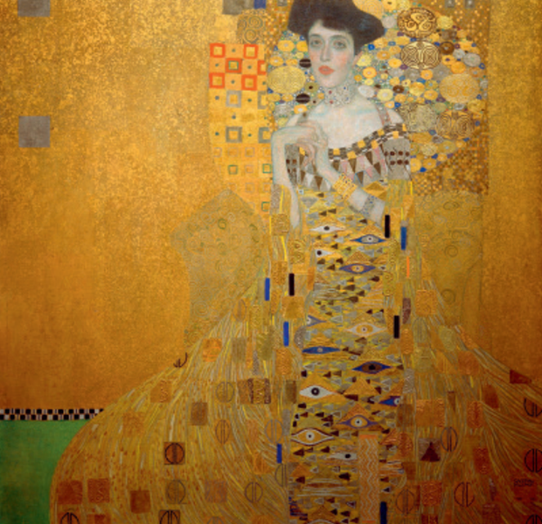 1907年,布面油画,添加金银,古斯塔夫﹒克里姆特,直到2006年初都归上