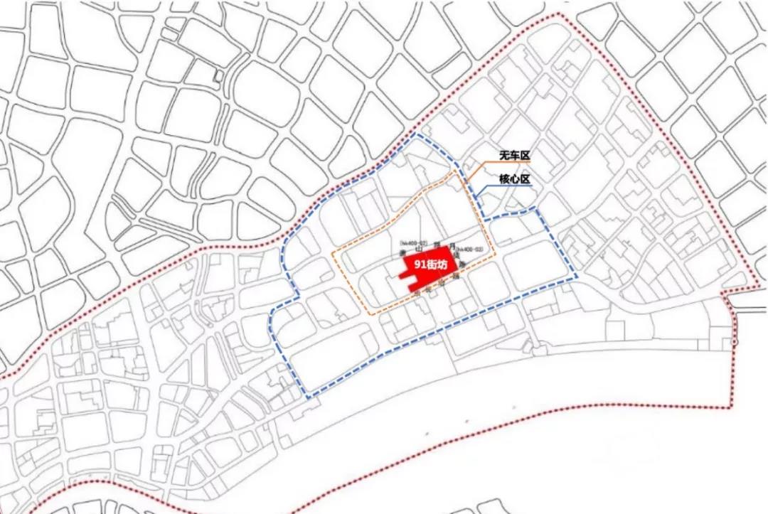 北外滩91街坊地块规划建设480米的浦西第一高楼.