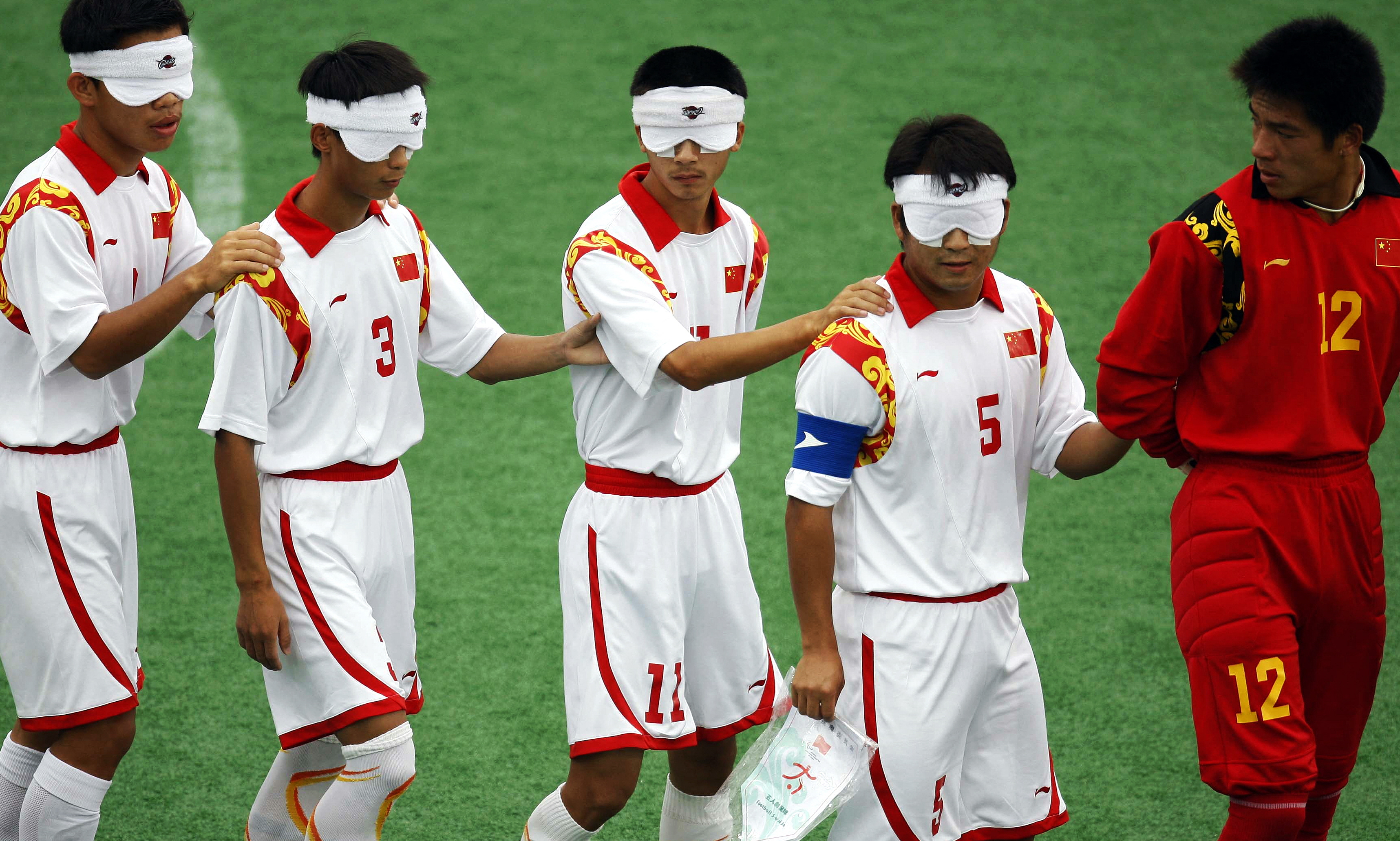 深一度眼前黑暗人生光明中国盲人足球获得残奥第四名