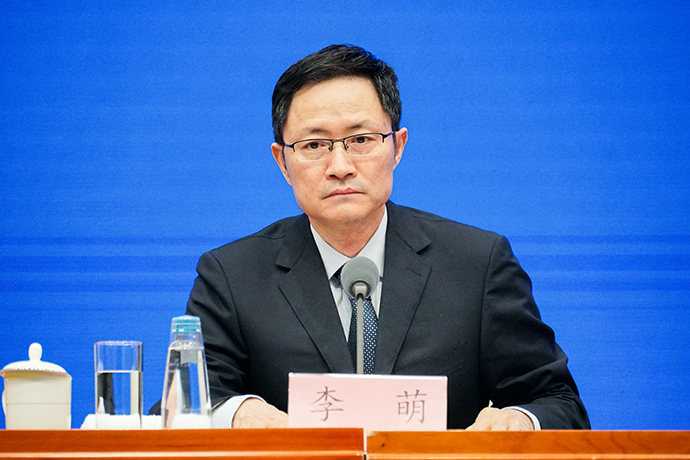 科技部副部长李萌.澎湃新闻记者 周頔 图