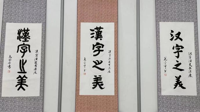 高金平汉字演变书法展:将汉字演变融入书法艺术