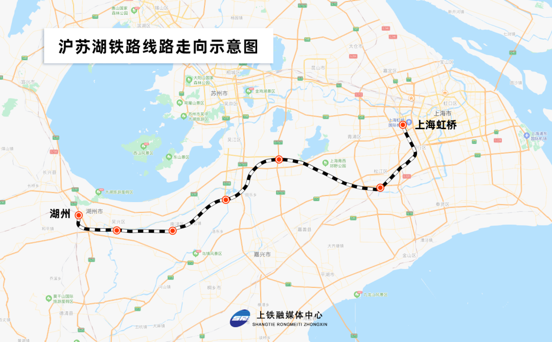 沪苏湖铁路走向图  受访者供图