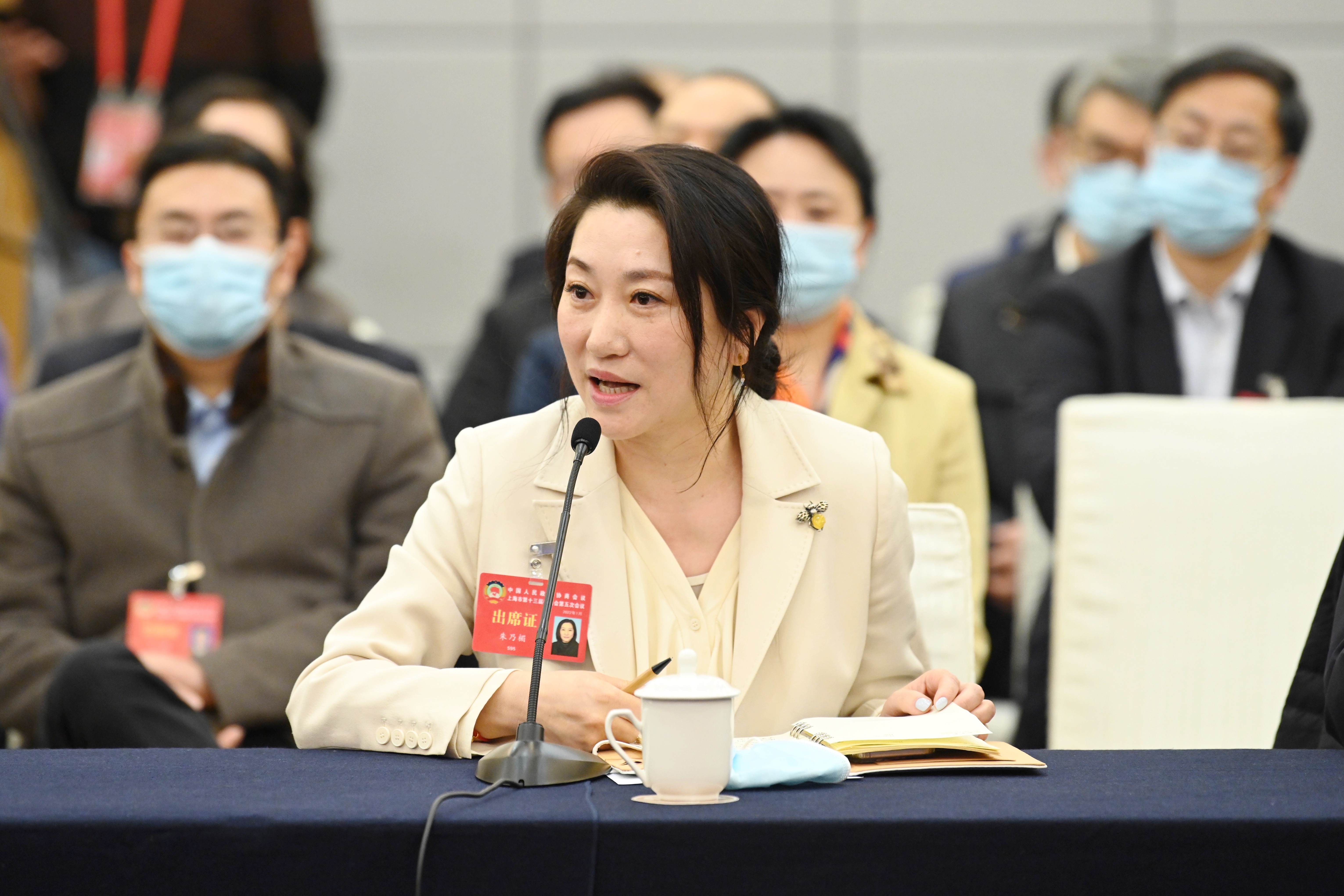 上海市政协委员朱乃楣 澎湃新闻记者 朱伟辉 图