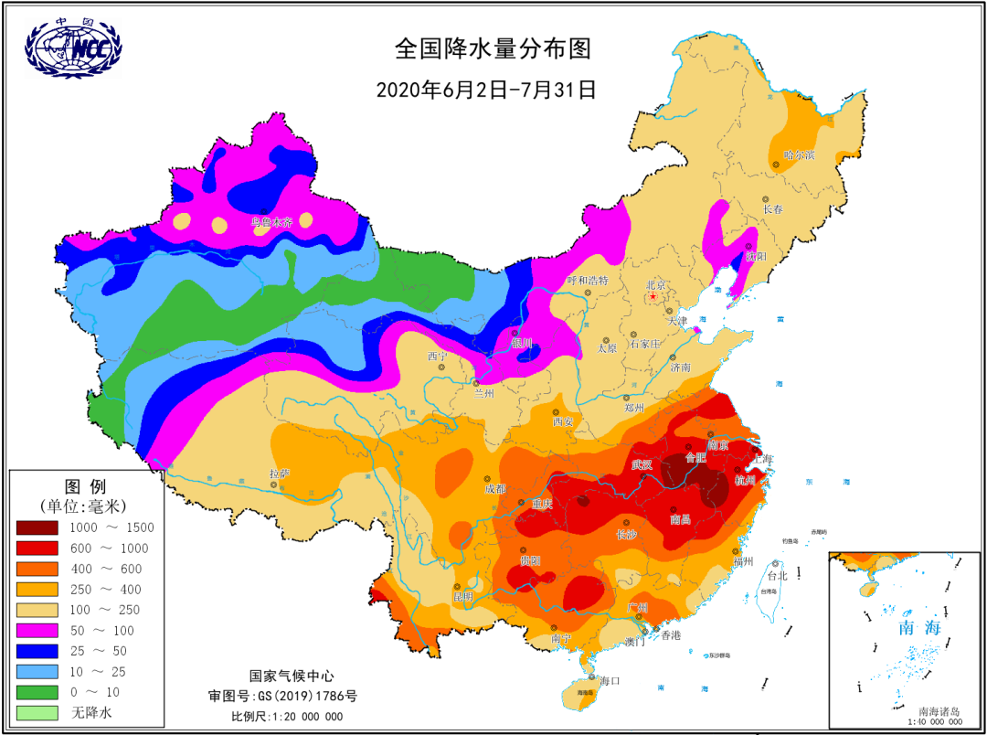 安徽今年梅雨期已达60天,强度刷新多项历史记录