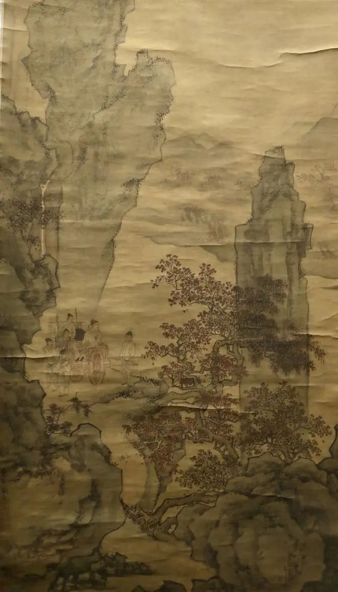 明代鲁王墓发掘的元代钱选画作亮相了,山东博物馆展古画精品_古代艺术