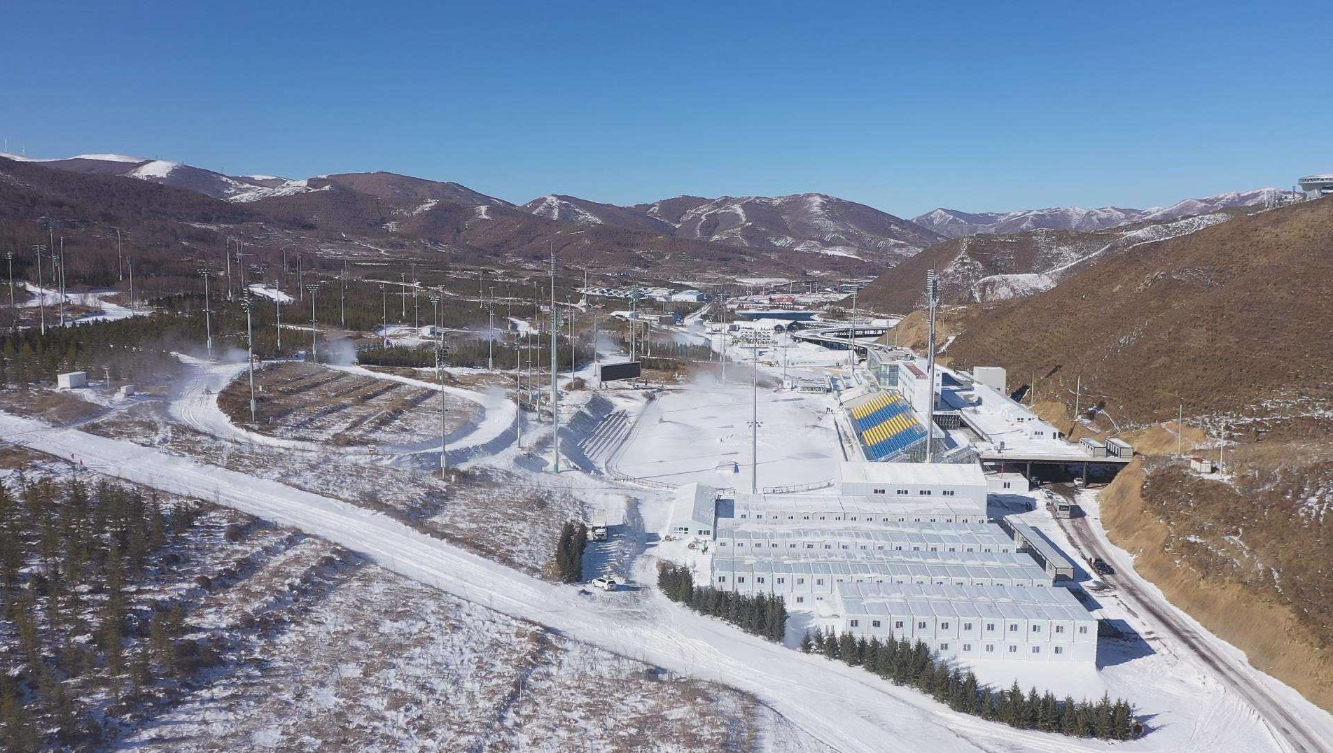 国家越野滑雪中心已准备就绪冬奥会首金或将在此产生