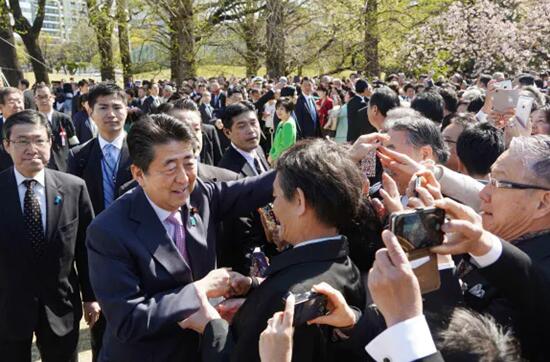 据日本《读卖新闻》24日报道,从2013年至2019年,安倍政府都会在赏樱