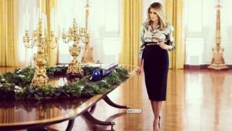 梅拉尼亚公布白宫圣诞装饰“美丽的美国”，曾被曝讨厌圣诞节