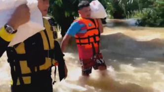 泰国南部连日遭遇强降雨和洪灾，已致24人死亡