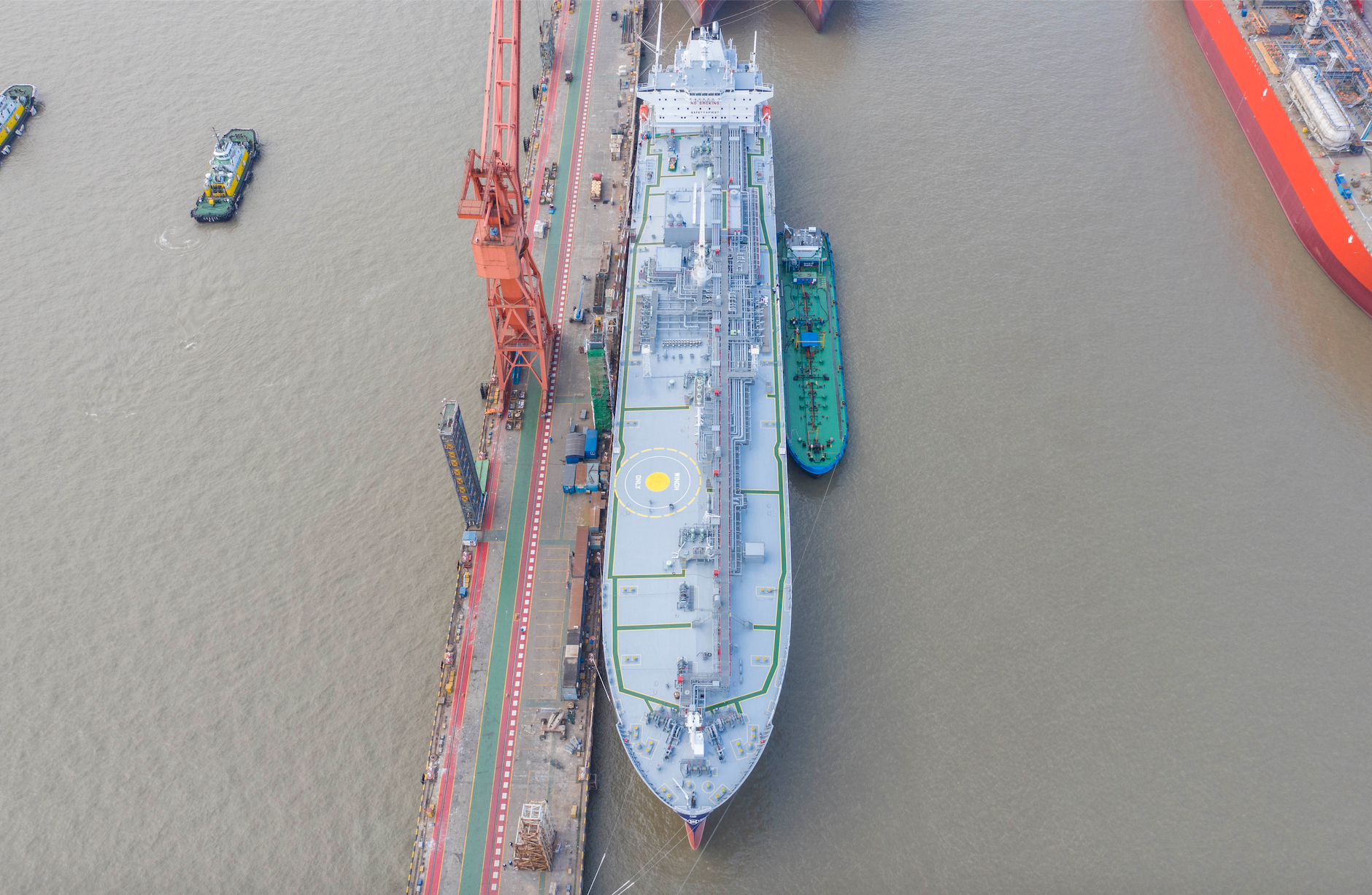 江南造船年内交付8艘超大型液化气船 全球交船量之最 能见度 澎湃新闻 The Paper