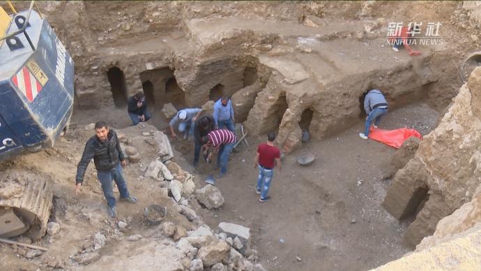 約旦安曼發現古羅馬遺址，內含浴場地窖等建筑