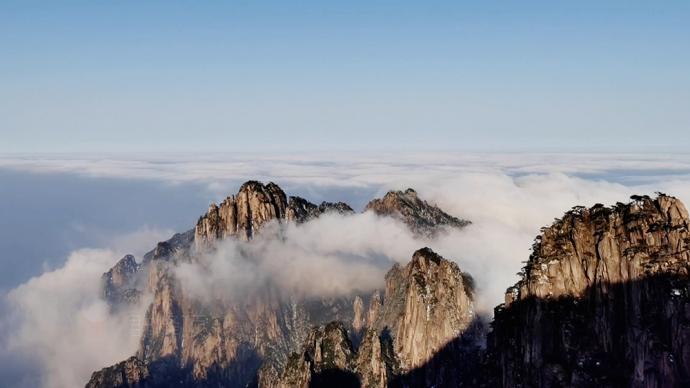 瞰见｜黄山雪景、云海日出惊艳同框