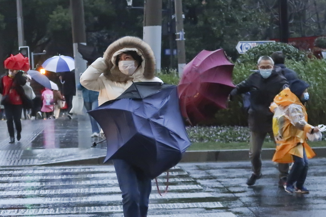 2020年12月29日下午,霸王级的"寒潮"如约而至,上海出现"断崖式"降温