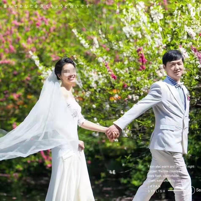 早在2018年4月，彭银华和钟欣就拍好了婚纱照。