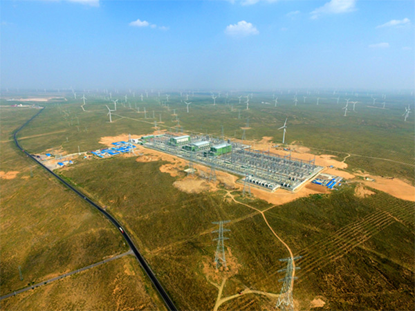 800千伏灵州换流站.国网宁夏电力有限公司 供图