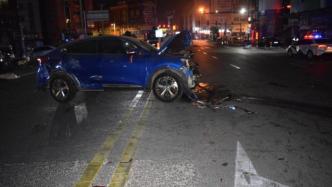 司机醉驾追尾致1死3伤，另有9车受损