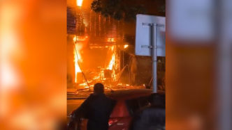 绍兴一小吃店发生火灾，有人员伤亡