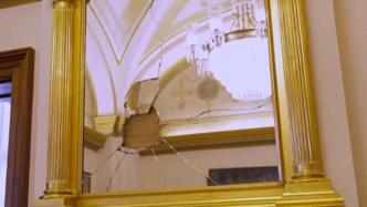 一片狼藉：美国会众议院议长佩洛西展示自己遭毁坏的办公室