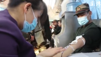 感谢有你！郑州武警官兵献血13万毫升支援河北