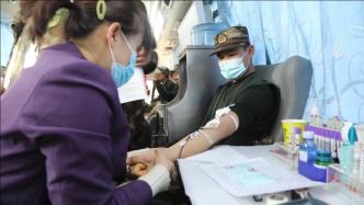 同舟共“冀”，河南武警献血13万毫升支援河北