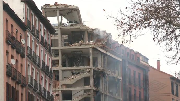 马德里爆炸已致2人死亡，或系燃气泄露引发