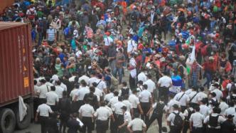 危地马拉派出安全部队阻拦北上中美洲移民