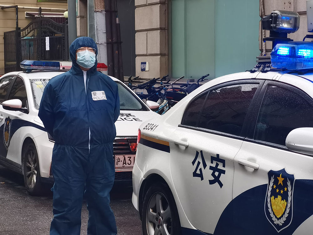 吴文彦工作中 外滩派出所供图