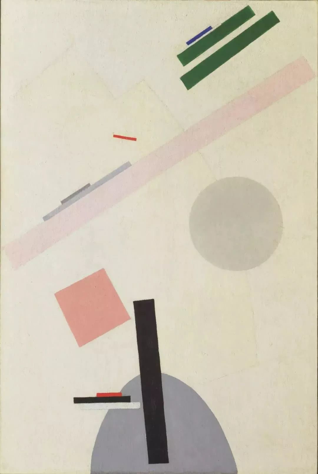 马列维奇，《Suprematist Painting》，1916-1917年