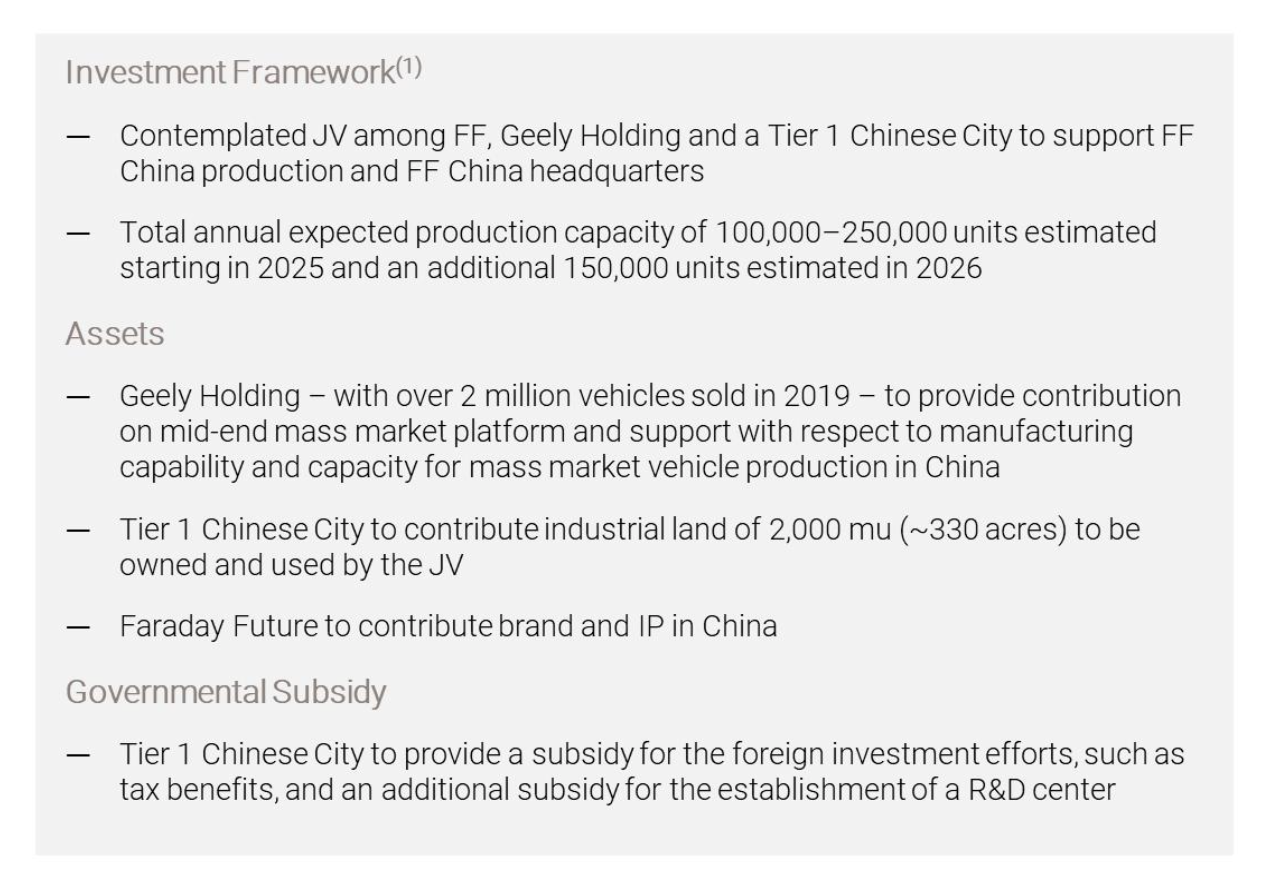 贾跃亭造车公司在美借壳上市，吉利确认少量投资并探讨代工