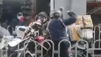 广州一男子骑摩托违法上路被劝时打伤辅警，被刑拘