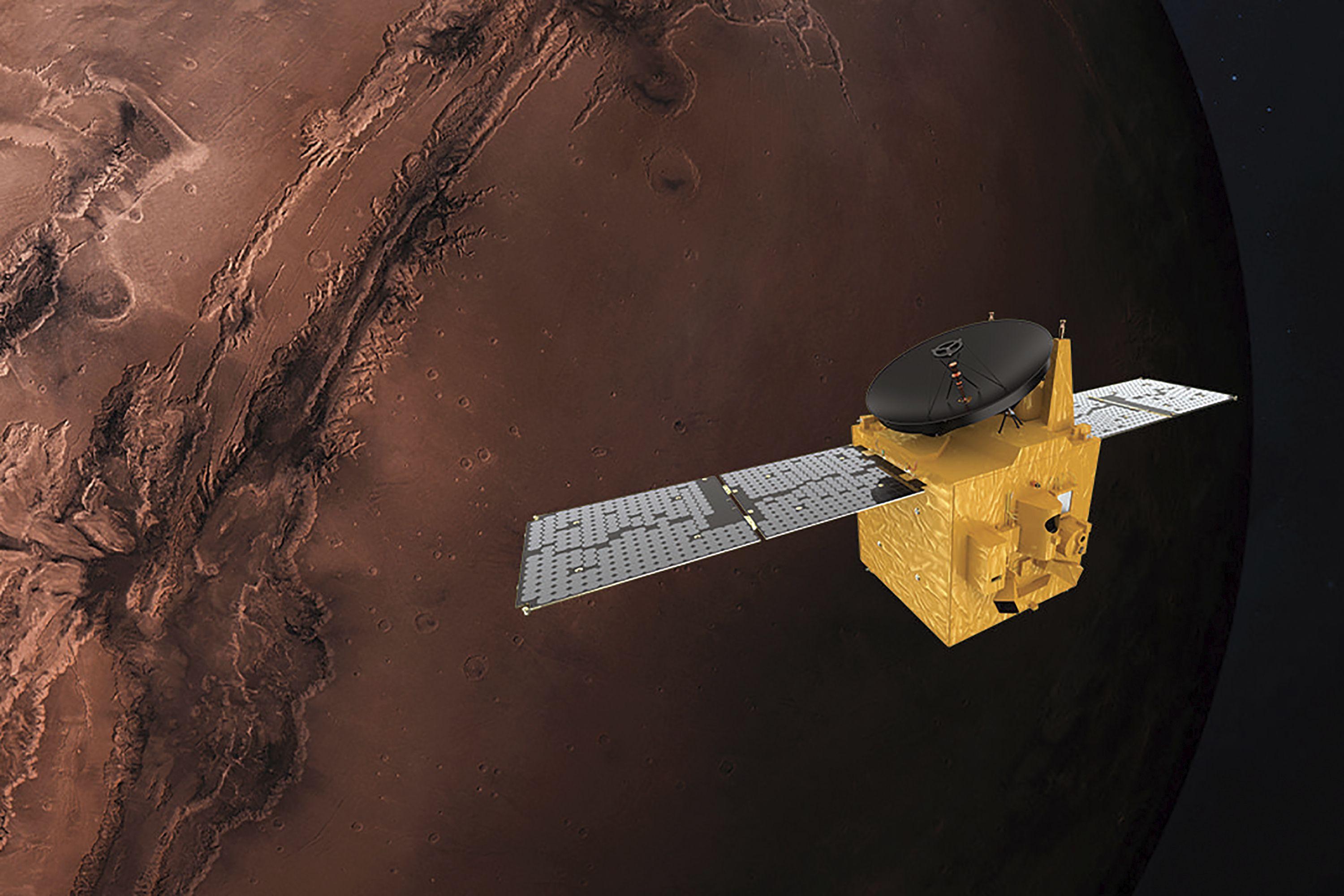 直播录像丨阿联酋希望号探测器成功入轨,成第五个到达火星的国家