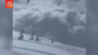 美犹他州雪崩多人遭压埋，滑雪者逃命时拍下被埋瞬间
