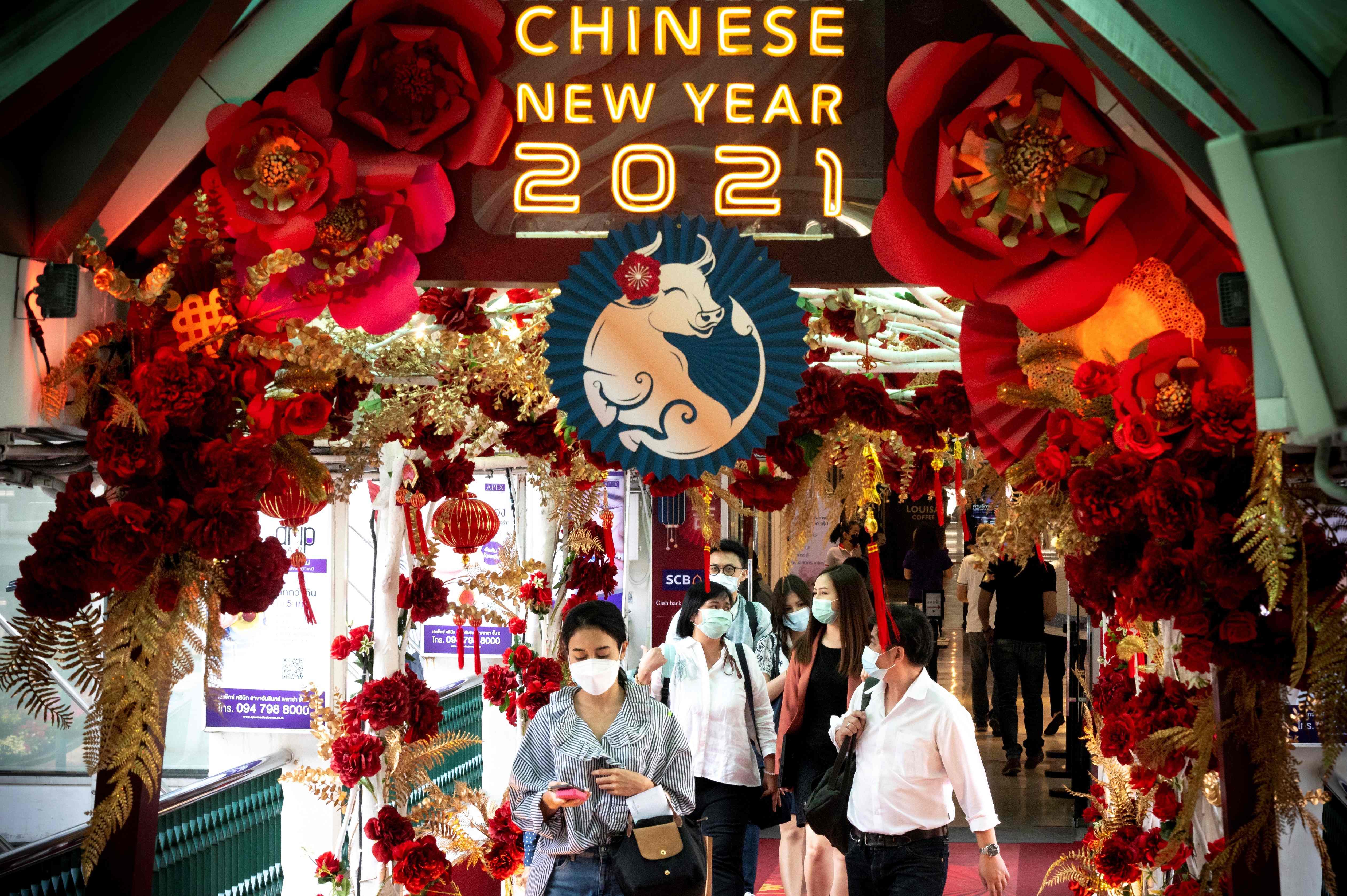 2021年,泰国政府首次将中国春节列为法定节假日.