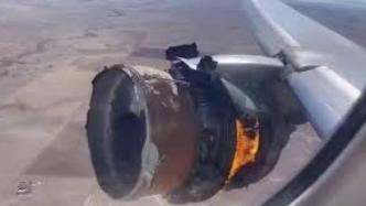 美联航一客机起飞后引擎炸开，碎片掉落居民区