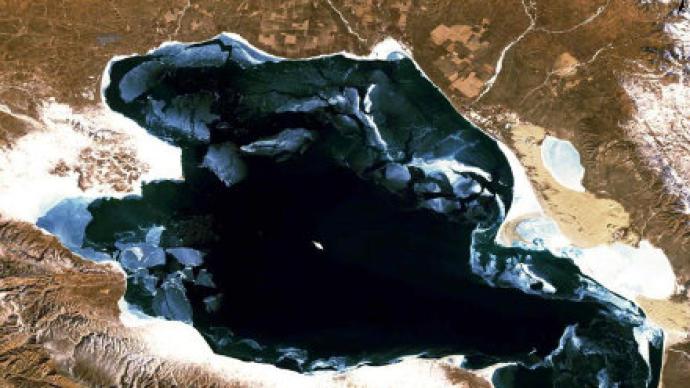 “高原蓝宝石”！卫星拍摄下青海湖证件照