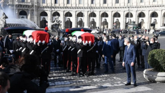 意大利为在刚果（金）遭伏击身亡的外交官举行国葬