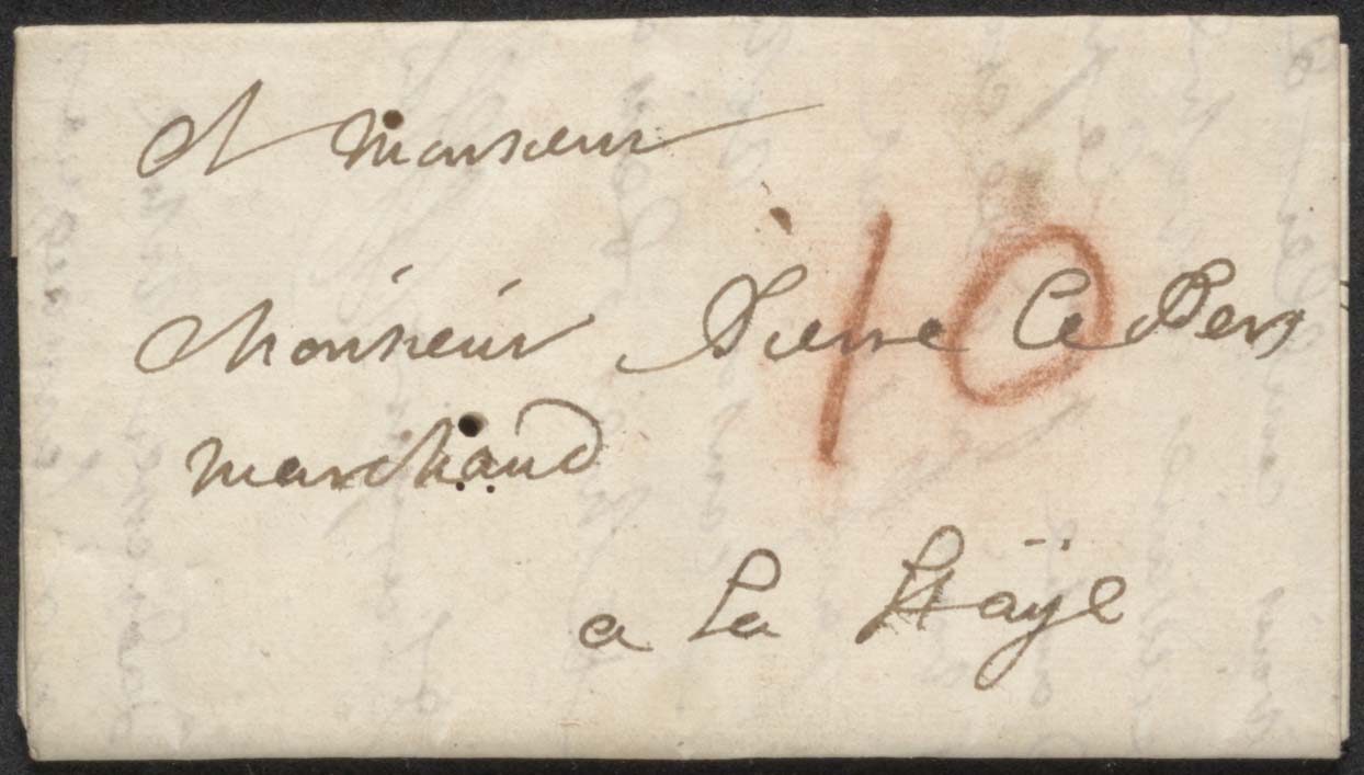 “布里耶纳收藏”中未打开的信包DB-1627。
