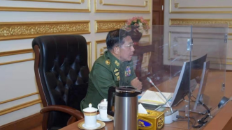 美国制裁缅甸国防军总司令敏昂莱两子女，将冻结其在美财产