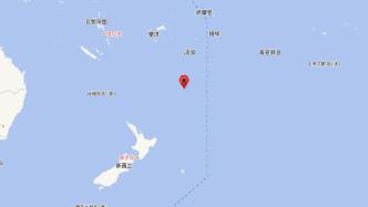 新西兰克马德克群岛发生6.1级地震，震源深度10千米