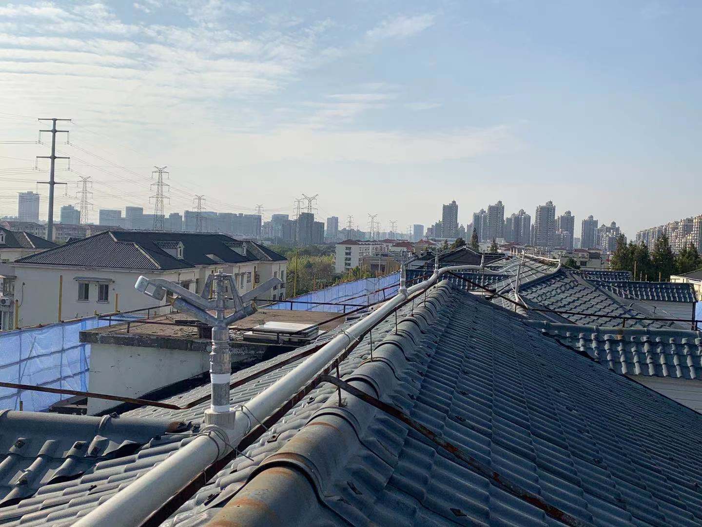 屋面简易喷淋阻火系统.