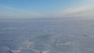 瞰见｜中俄边界上，冰封兴凯湖