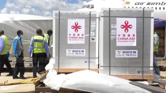 中国援助的第二批新冠疫苗运抵津巴布韦
