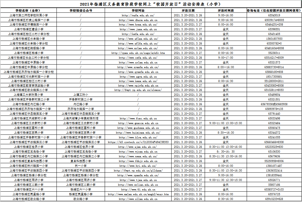 杨浦区公办小学排名_杨浦区控江二村小学