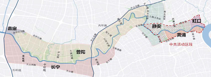 苏州河景观线路图图片