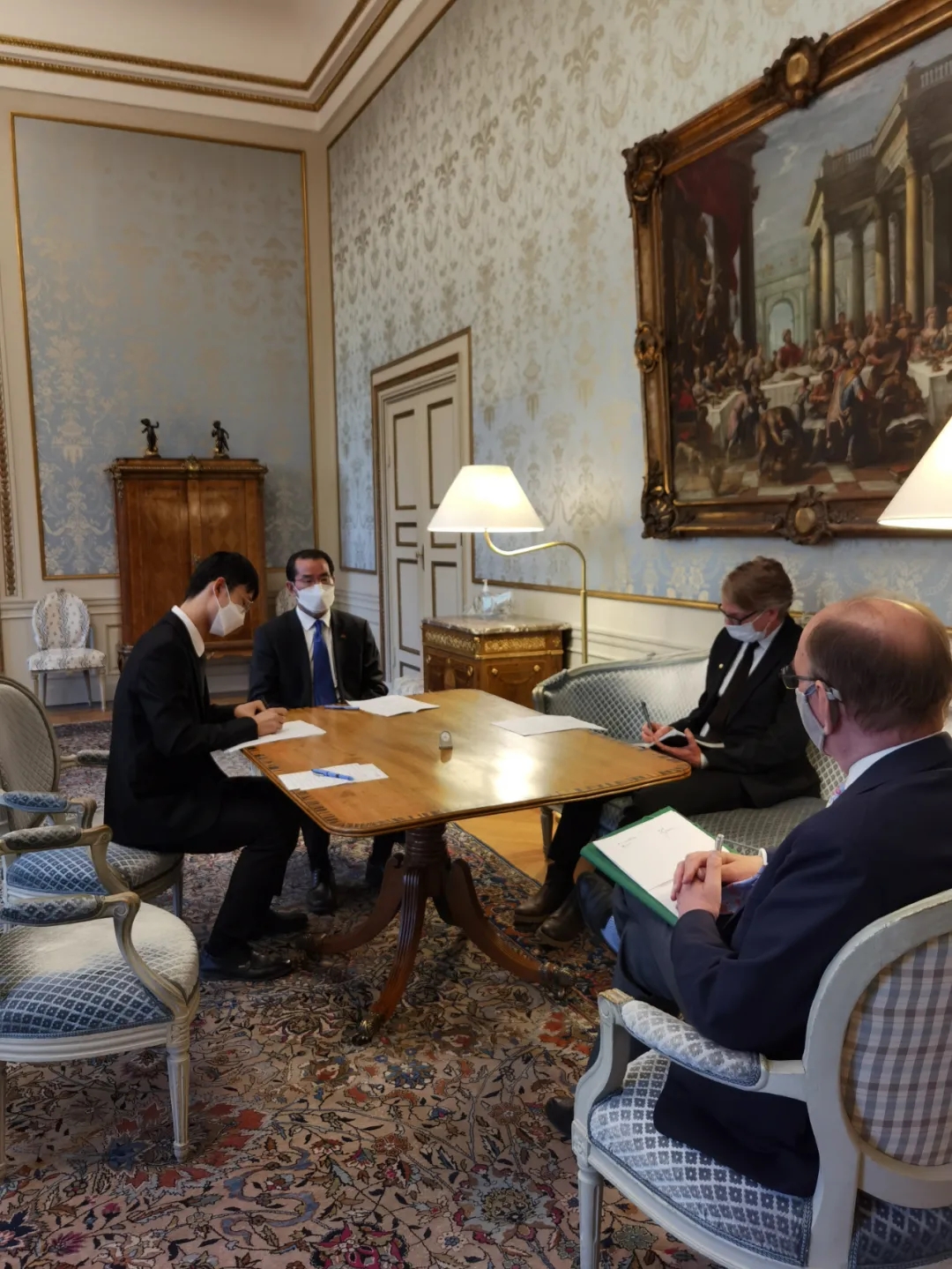 中国驻瑞典大使馆微信公众号 图