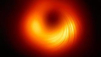 人类捕获首张黑洞照片后新进展：偏振光下M87超大质量黑洞图像公开